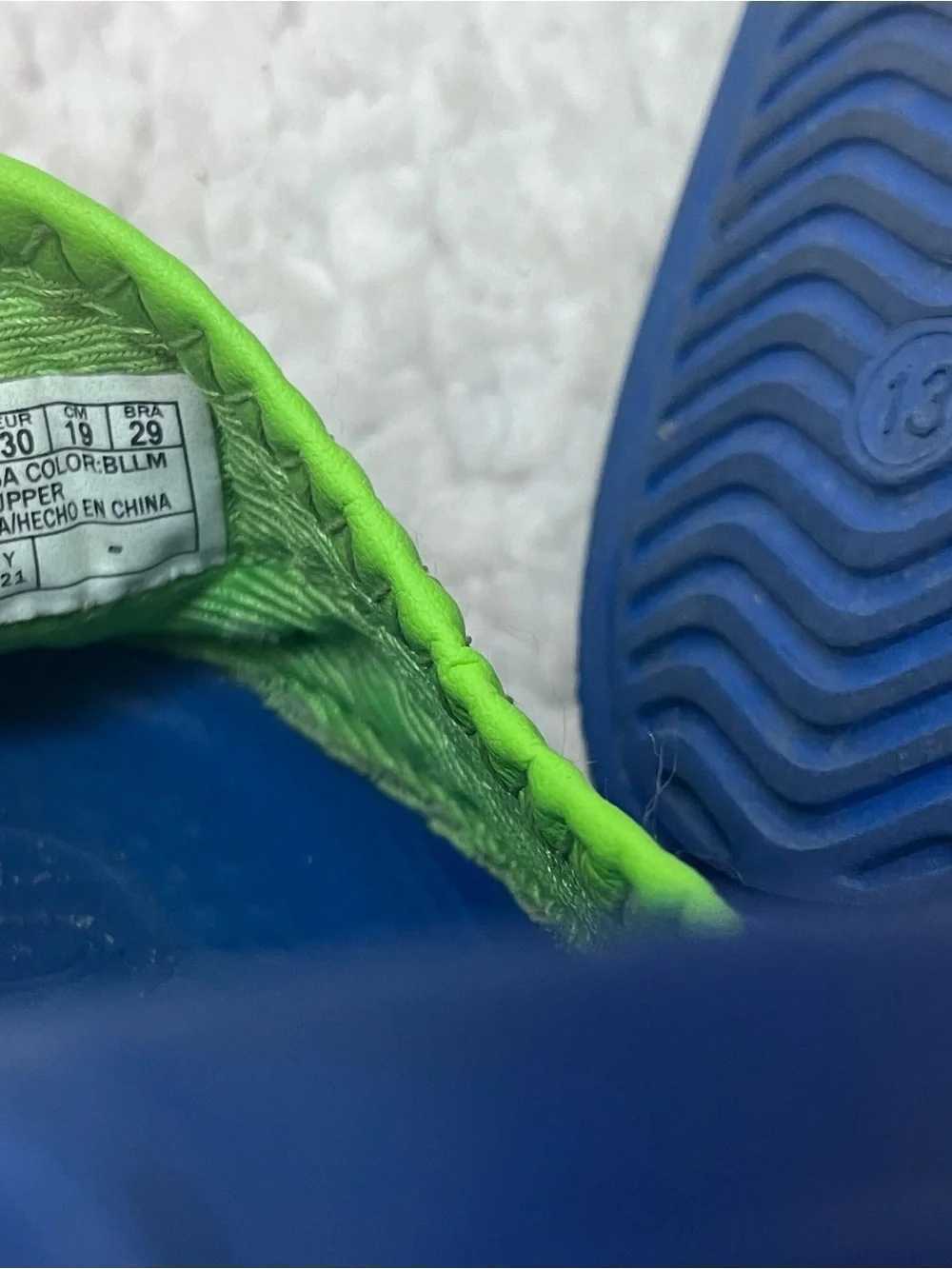 Skechers Kids Royal Blue Slip-On Water Sneakers 13 Shoes Green Boys